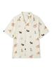 Gelato Pique Unisex Summer Dog Print PUFT252292IVR Shirt, (M-L)