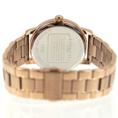 Coach Women's Rose Gold and Silver Stainless Steel Watch with GRAND Bracelet (14000090)