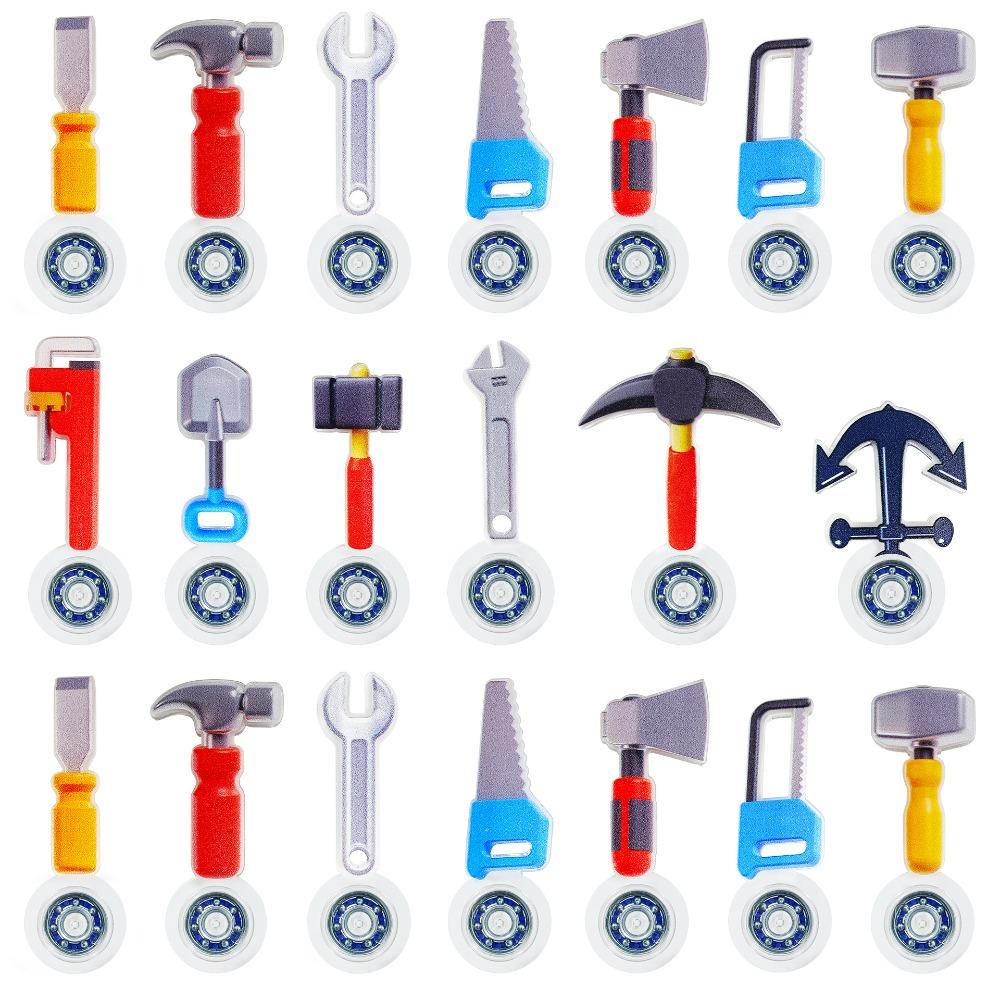 20Pcs Set Creative Design Fingertip Gyro Toy Simulation Hammer Hand Spinner Toy  Kindergarten