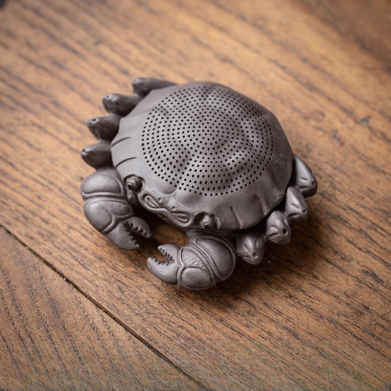 

Crab Integrated Filtration Tea Strainer Can Cultivate Purple Clay Tea Pets Desktop Ornament Teaset Accessories Table Decoration