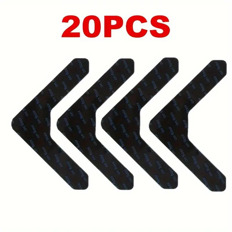 

Non-slip washable carpet stickers, hardwood corner carpets, prevent carpet movement and piping, U-shaped carpet stickers