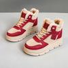 Winter Women's Ankle Boots  Warm Plush Anti Slip Outdoor Snow Boots High Top Platform Simple Warm Student Women's Shoes
