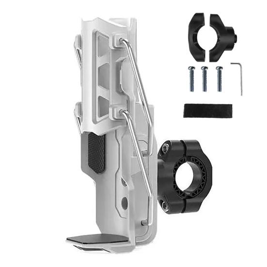 Adaptive Cycling Water Bottle Holder 360 Degree Rotatable Automatic Clamping Bicycle Water Bottle Cage Universal Motorcycle Bike Water Bottle Mount