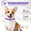 Dog Calming Collars Relieve Doggie Anxiety Natural Comfortable Adjustable Pheromone Neck Strap Remove Restlessness Pet Supplies
