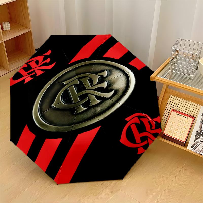 Flamengo Fashionable Automatic Opening/Closing Folding Umbrella. Portable and Foldable, Ideal for Gift, Travel, and Daily Use
