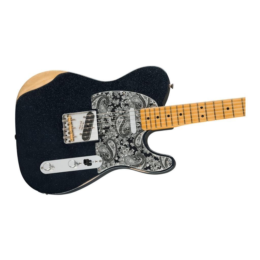 Fender /Brad Paisley Road Worn Telecaster Maple Fingerboard Black Sparkle