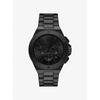 Oversized Lennox Black-Tone Watch MKO1234