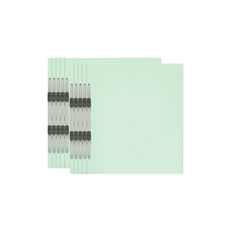 Plus Economy Flat File, A4 Vertical, 2-Hole, 10-Pack, 79-355 Blue