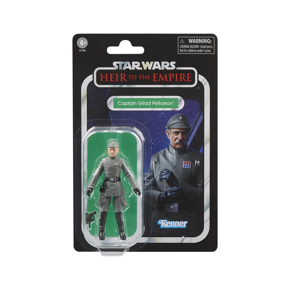 Hasbro Star Wars Vintage Collection Captain Gilad Pellaeon, Grand Admiral Thrawn, and Jorus C'baoth, Star Wars 9.5 cm Action Figure G1283, Authentic