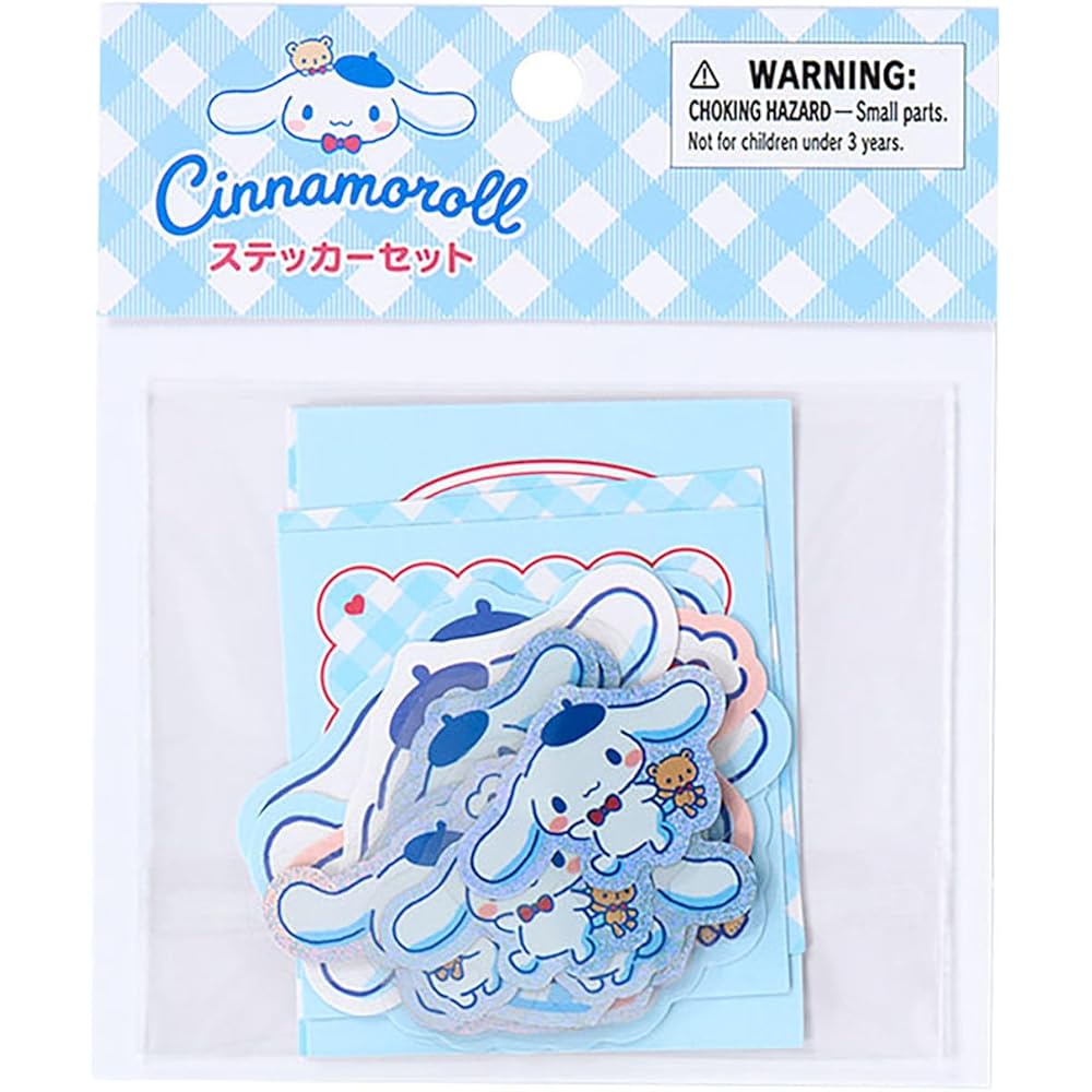 Sanrio Cinnamoroll Sticker Set Bear Design Age 3 and Up 164534