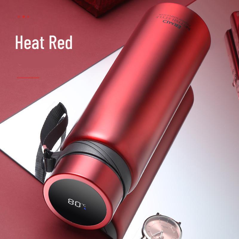 Large Capacity Stainless Steel Insulated Travel Kettle with Lanyard - Customizable Sports Water Bottle