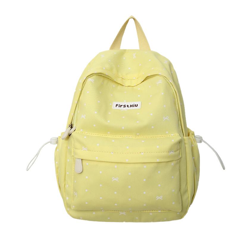 Printed Backpack Junior High School Student Lightweight Schoolbag Women's Travel Large Capacity Backpack