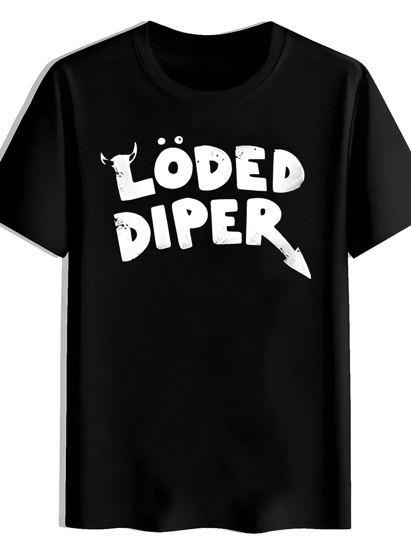 T-shirt LODED DIPER Graphic Print | Summer XS