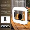 Handheld LED Ring Light USB Rechargeable for Phone Photography Live Streaming Makeup Fill Lamp for Microphone TikTok YouTube