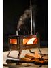 WT-star Stainless Steel Foldable Wood Stove for Outdoor Camping and Hiking