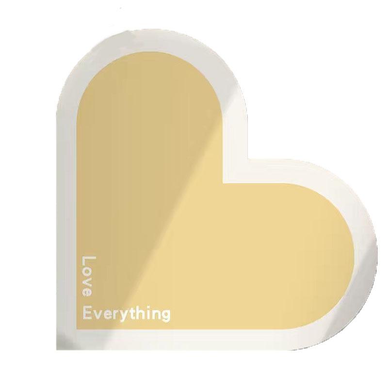 INS Wind Gradient Love Bathroom Absorbent Mat Household Non-slip Bathroom Soft Mat Wedding Diatom Mud Mat