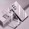 Straight-edge Fine-hole Electroplated GalaxyS23 Full Package Transparent Tpu Soft Case Suitable for Samsung S24Ultra Phone Case