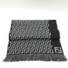 Zucca General Pattern Apparel Accessories Scarf Wool Gray