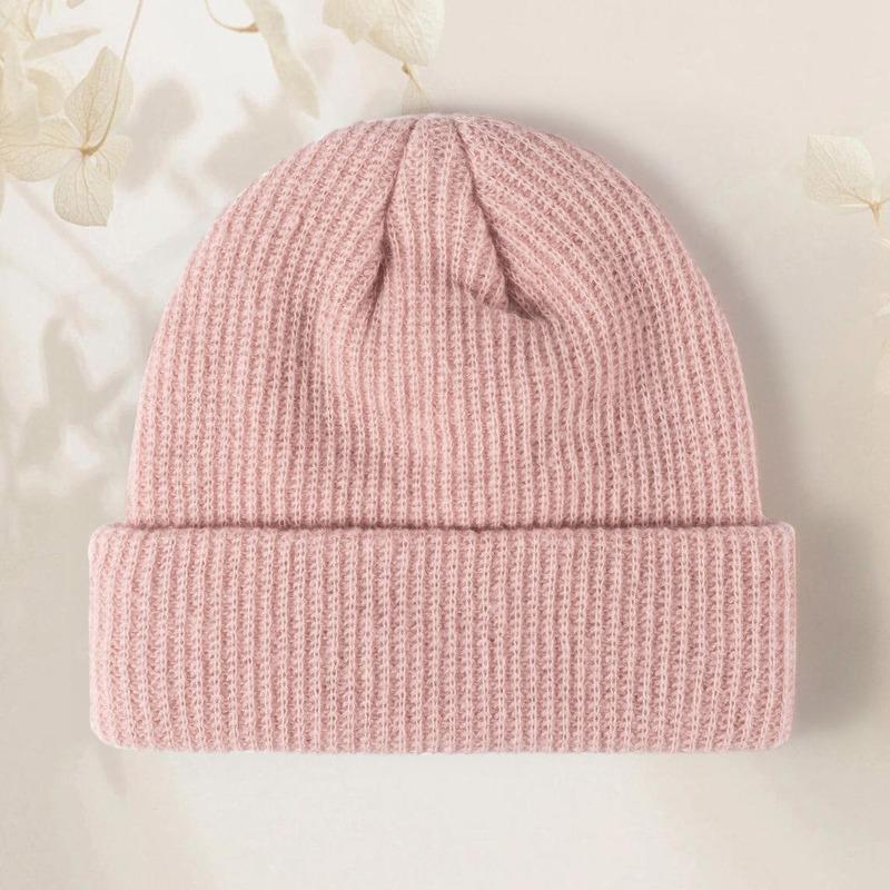 Outdoor Autumn and Winter Knitted Hat Embroidery Men's Cold Hat Trendy Brand Showing Small Face Warm Wool Hat Women