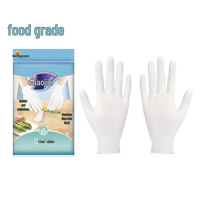MiaoJie Ultra-Thin Flexible Latex & Nitrile Gloves
