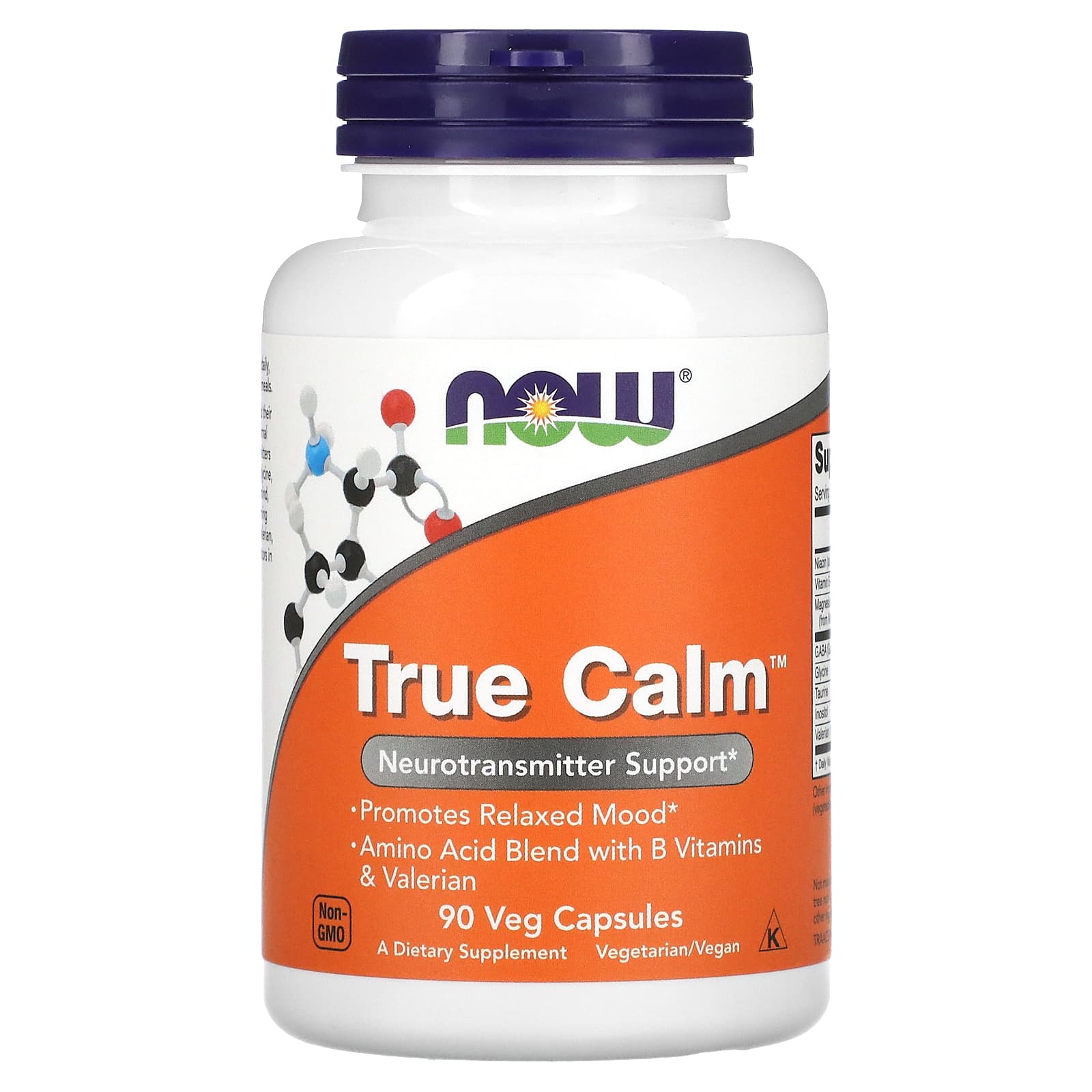 

NOW Foods, True Calm, 90 овочевих капсул