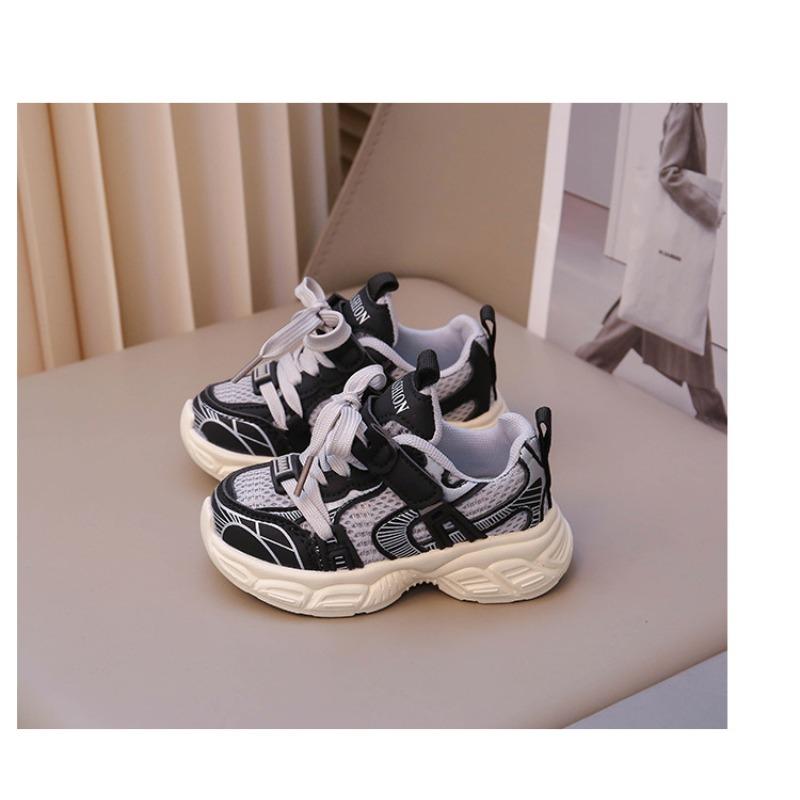 Baby sneakers new dad shoes breathable boys soft-soled shoes girls mesh non-slip running shoes non-slip classmates