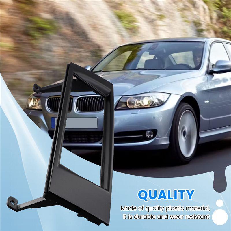 G9-Single Din Car Fascia Radio Panel For BMW 1 Series (E87/81/82/88) 2004-2014 Dash Kit Install Plate Bezel Adapter LHD