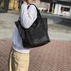 1 szt. Męska lekka, duża, modna torebka, retro, jednokolorowa, wodoodporna torba typu tote,