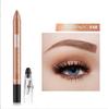 Farb-Lidschattenstift, langlebig, wischfest, Lidschattenstift, Lidschattenstift, glitzernd, glatt, aufhellend, schimmernd, Augen-Make-up, Kosmetik
