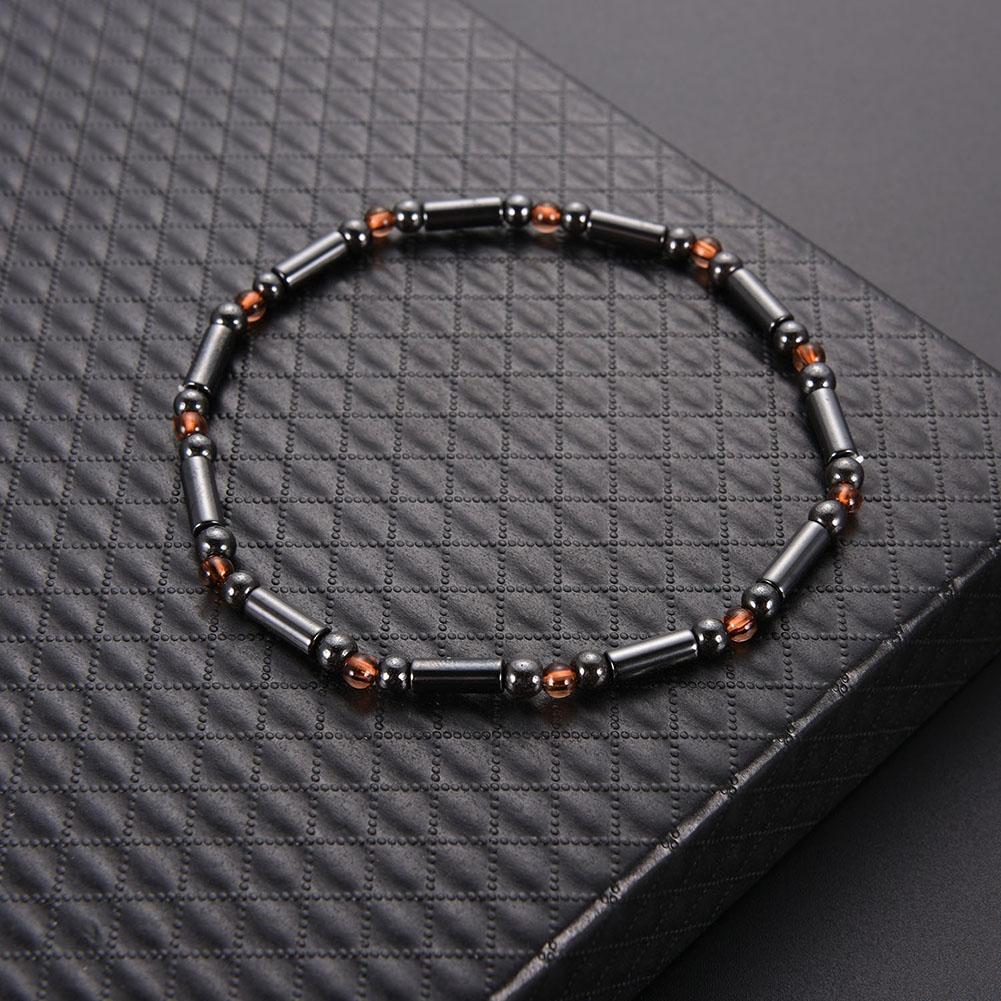 4Pcs Fashion Magnetic Materials Hematite Foot Chain Women Jewelry
