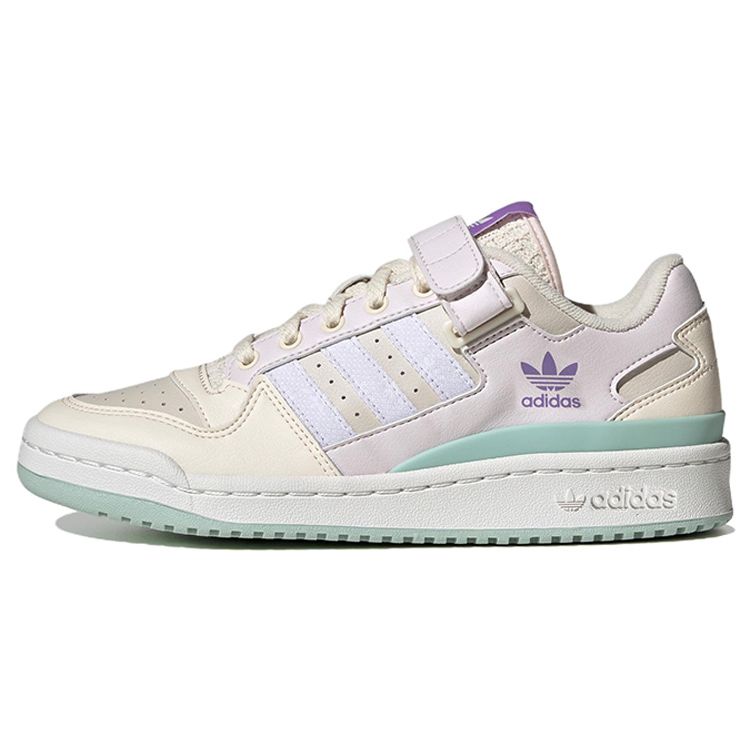 Adidas Originals Forum Low Casual Low-Top Skate Shoes Women Sneakers White Purple Green IG2997