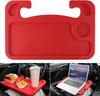 Car Steering Wheel Desk for Laptop,Multipurpose Travel Car Accessories, Car Seat Stand Trays for Eating, Steering Wheel Under Table Console(Black)