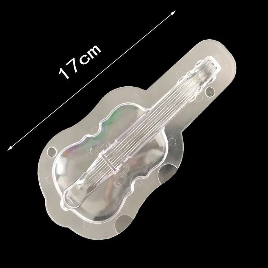 

3D Violin Chocolate Mold Guitar Chocolate Mold Fondant Cake Tool DIY Baking Mold S