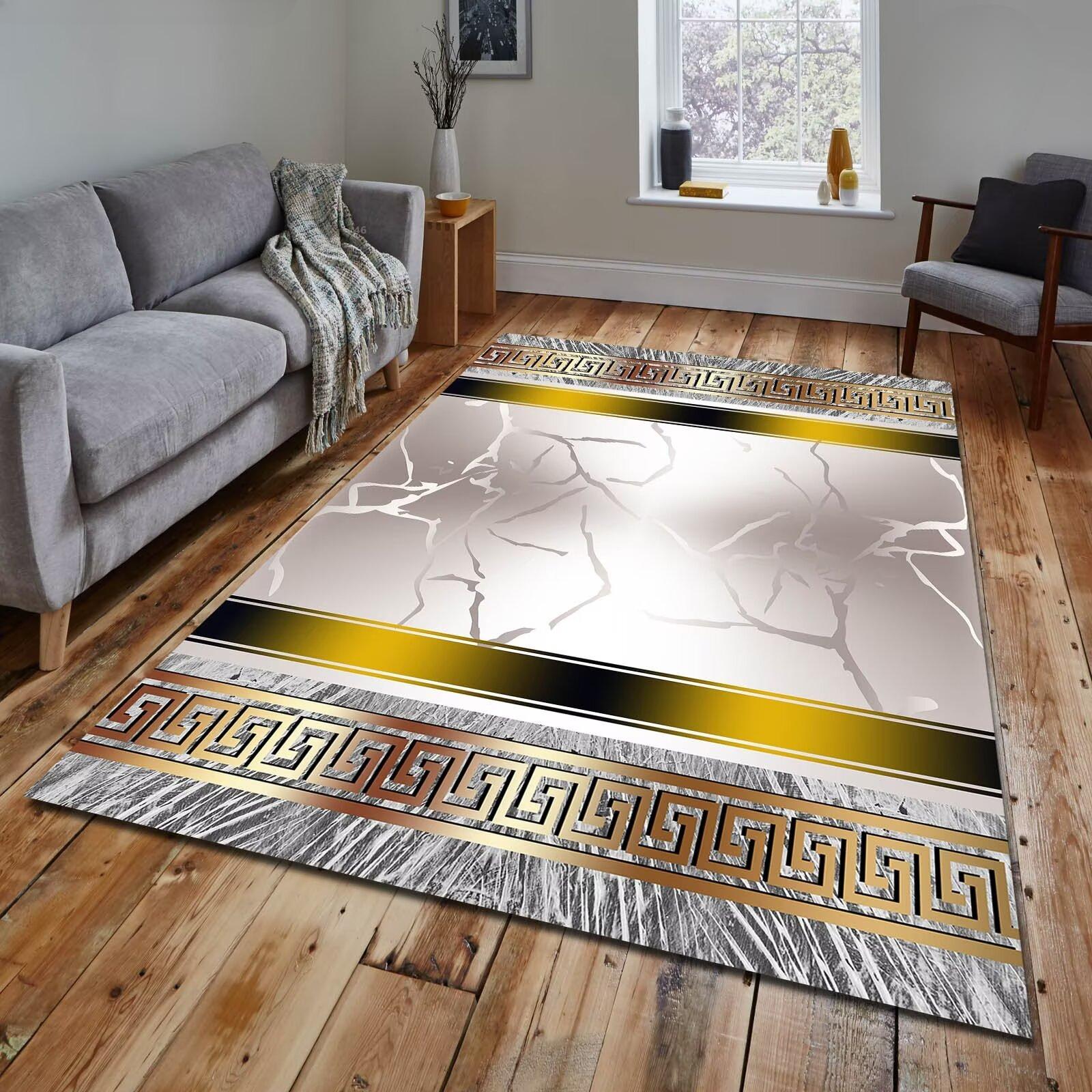 

European Carpets Soft Non-slip Rugs for Living Room Bedroom Large Area Entrance Door Mat Home Decoration 60x90cm