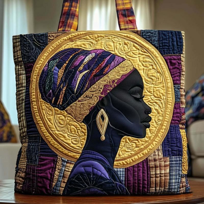 Girls Fashion Tote Bag Digital Print Quilted Shoulder Medium Size Street Style