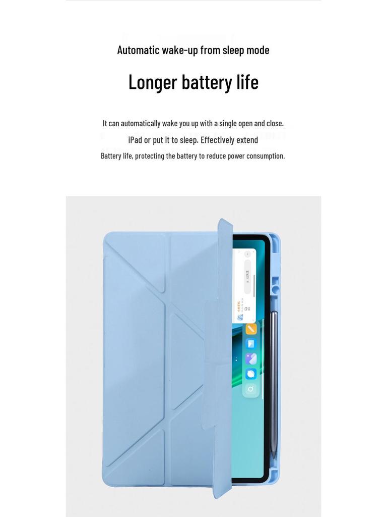Xiaomi Pad 7S Pro 3+Y Falt-Hülle für Redmi Pad 11, 12,4"-Version - Dünn, Biegefest, Vielseitig
