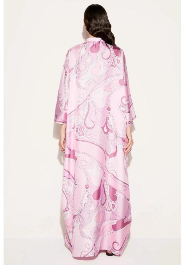European & American Plus Size Loose Printed Lace-up Dress for Women - NQ6028