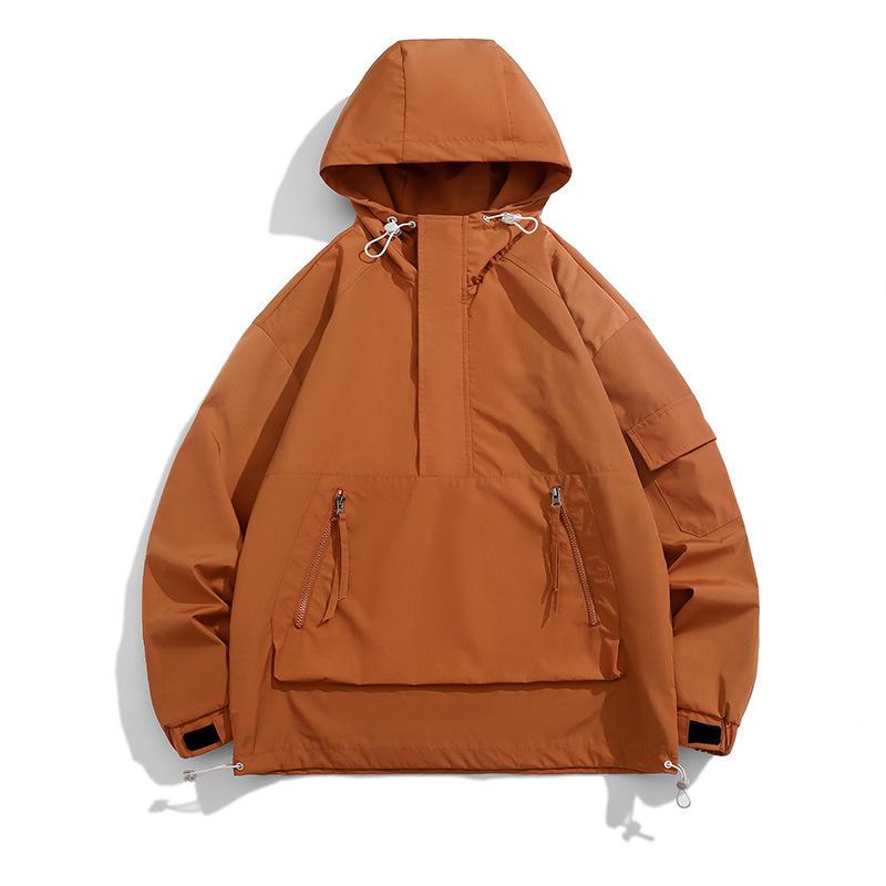 Spring New Spring Jacket Hooded Jacket Men and Women Water-resistant Fashionable Jacket Outdoor Casual Couple Top