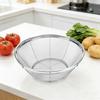 Stainless Steel Drain Basket Fast Drainage Microporous Kitchen Filter Mesh Strainer Basket for Kitchen Dishwasher Safe Multi-Functional Strainer