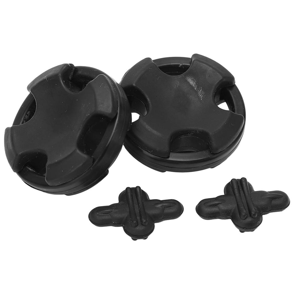 2 Stück Bogen Wurfarm Stabilisator Gummidämpfung Schwarz Recurve Dämpfer für Amerikanischen Jagdbogen Straight