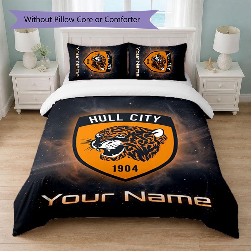 Hull City Custom Name Text Bedding