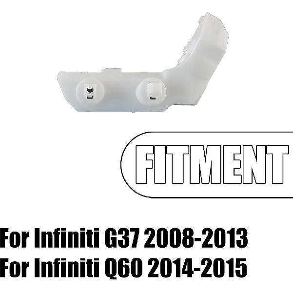 1 Pair Driver And Passenger Side Front Bumper Bracket For Infiniti G37 2008-2013 Q60 2014-2015 62223JL00A 62222JL00A
