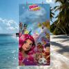 Cartoon M-Mia And M-Me Towel Drying Bath Towel Applicable To Light Swimming Camping Yoga Beach Out