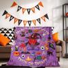 Spooky Blanket Halloween Horror Ghost Pumpkin Witch Blankets And Throws Soft Halloween Fall Blanket Warm Blanket For Napping