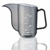 HARIO V60 Drip Kettle Air Practical Capacity 350ml Transparent Black Measuring Pot Made In Japan VKA-35-TB