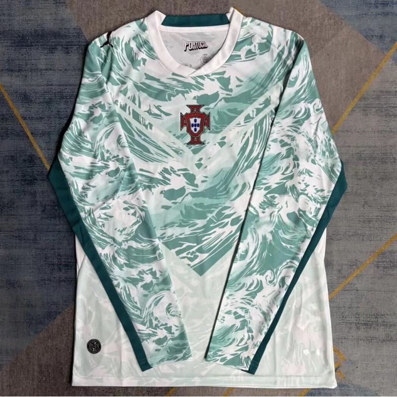 Vintage Portugāles Fanu Futbola Krekls Retro