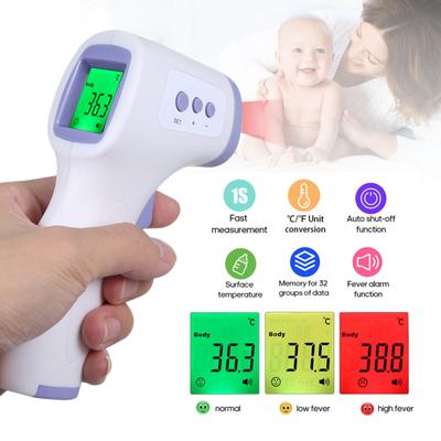 Non-contact IR Infrared Thermometer Forehead Temperature Measurement LCD Three Colors Backlight