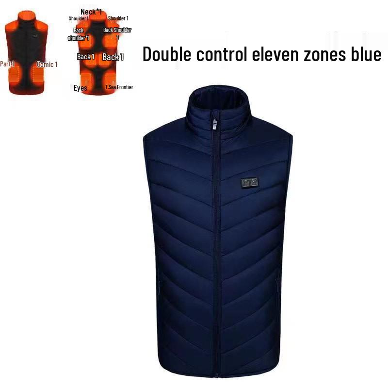 Unisex Smart Electric Heating Vest - Full Body, Constant Temperature
