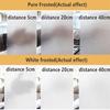 Non Adhesive Static Reusable Frosted Shower Window Glass Door Bathroom Sticker Privacy Film Home Office