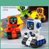 Educational Children Inertia Robot Vehicle With Interactive Features For Creative Play